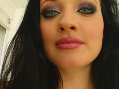 This hotty is easily one of the almost all beautiful beauties that we have ever discharged at AllInternal. This astounding green eyed beauty gets pounded by 2 slutty guys. They release all their cum inside her.