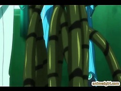 Pregnant shemale anime drilled by tentacles